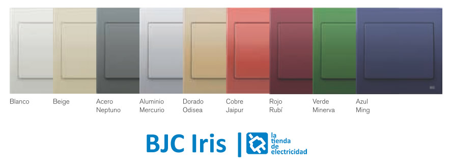 Gama de colores BJC Iris