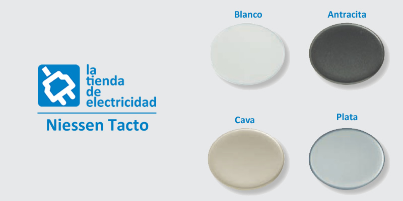 colores teclas niessen tacto