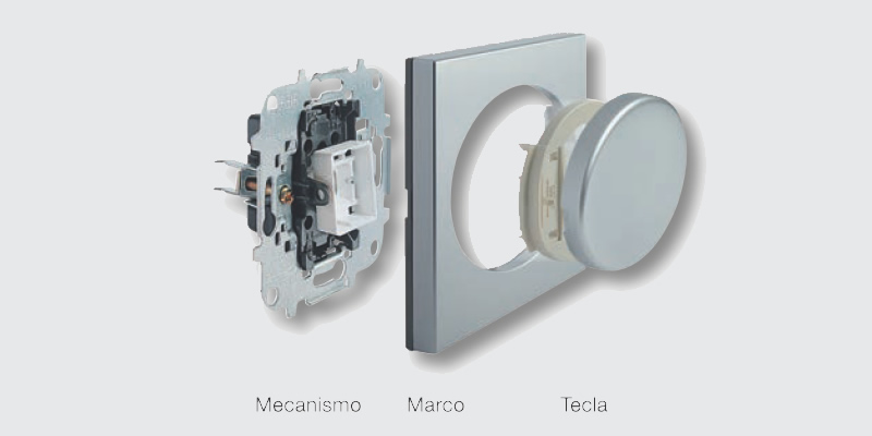 composicion mecanismos electricos niessen tacto