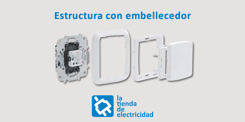 Mecanismos Niessen Arco con embellecedor