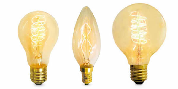 bombillas incandescentes vintage