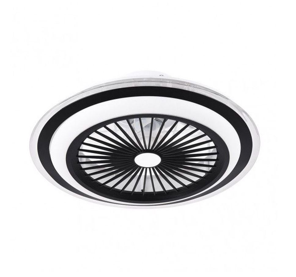 ventilador de techo con luz santa ana negro