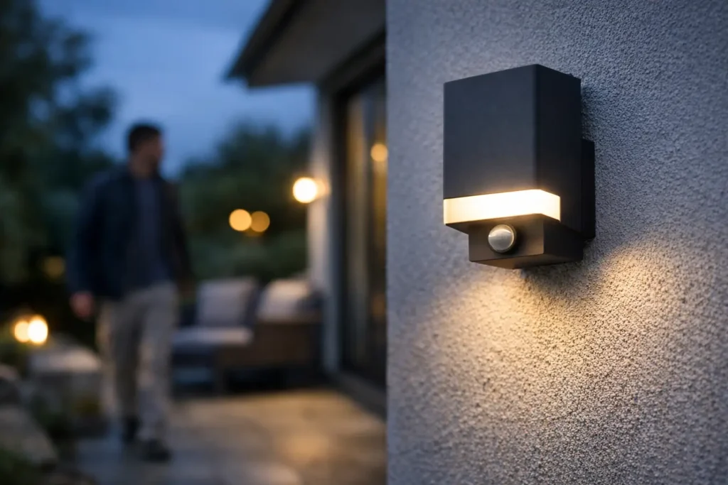 Aplique exterior con sensor: cómo elegirlo