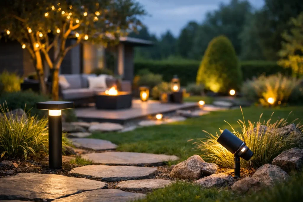Cómo elegir iluminación exterior para jardín