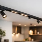 Guía carril magnético iluminación útil