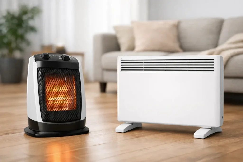 Radiador cerámico o convector: cuál elegir