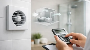 Cómo calcular extractor de baño según caudal