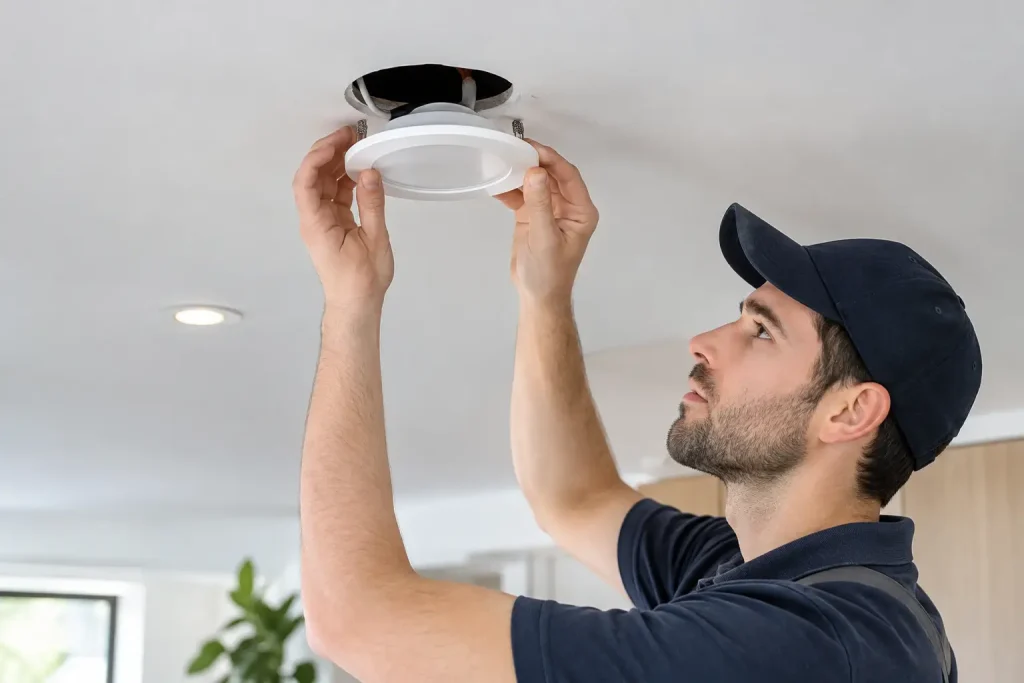 Cómo instalar downlights empotrables paso a paso